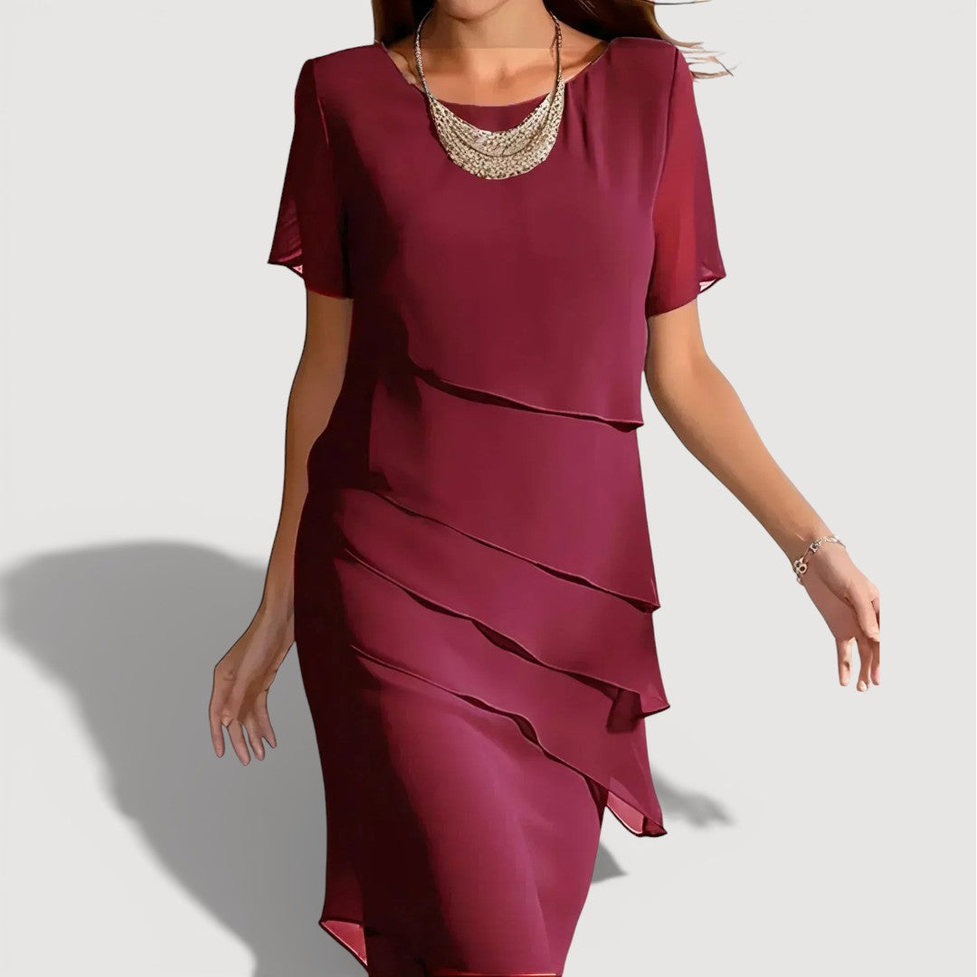 Patricia | Layered Midi Dress