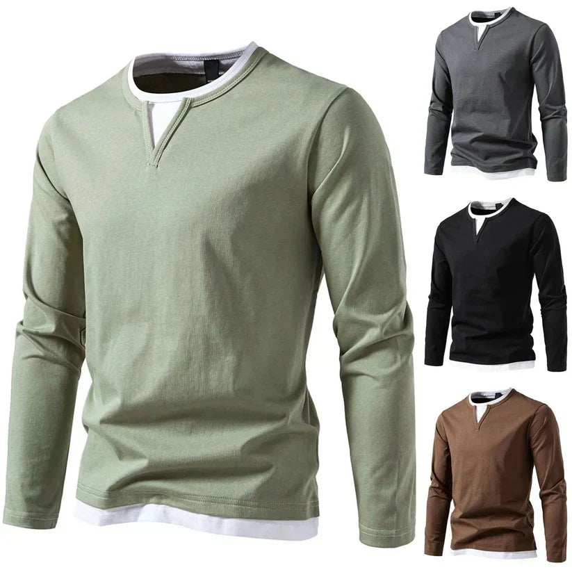 RONALD™ – Minimalist V-Neck Shirt for Men
