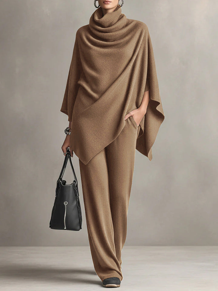 Helen™ | Elegant Drape Two-Piece Set