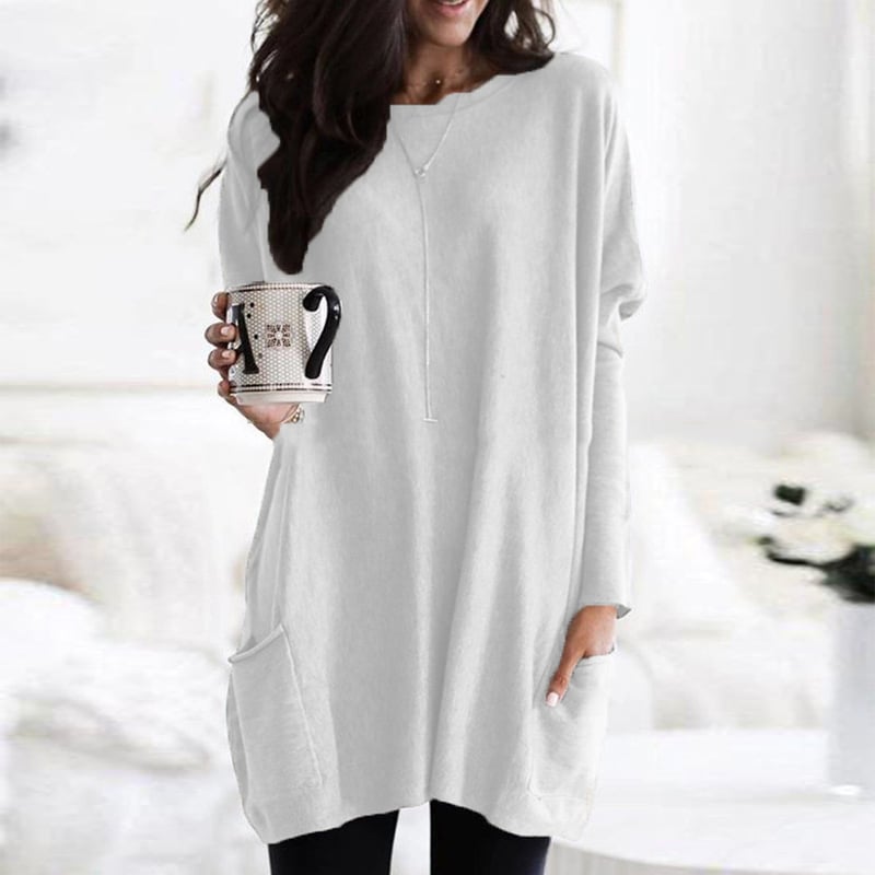 DORIS™ – Comfortable Long Sweater with Pockets for Women