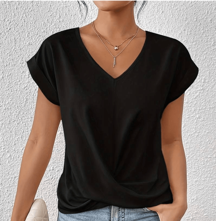 Carolyn | Flattering V-Neck Top